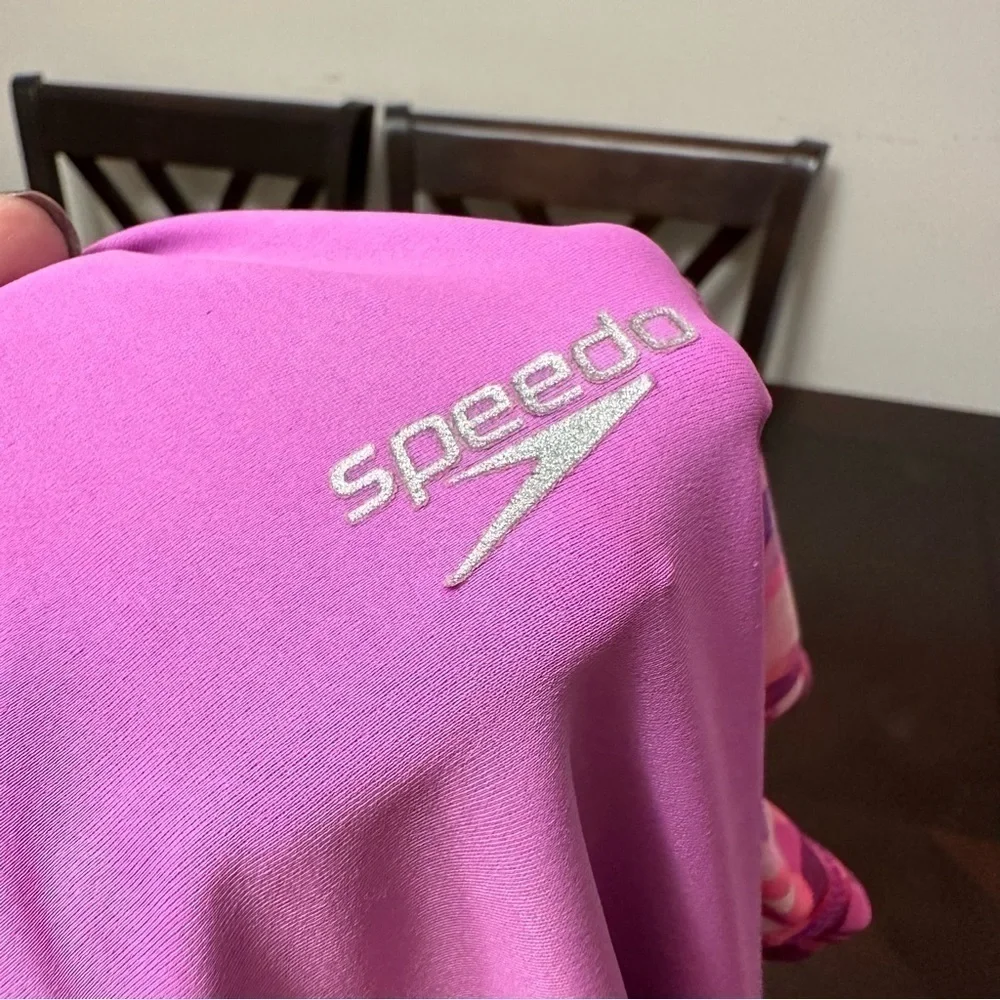 SPEEDO UV Block for kids Pink/Purple M Tee
